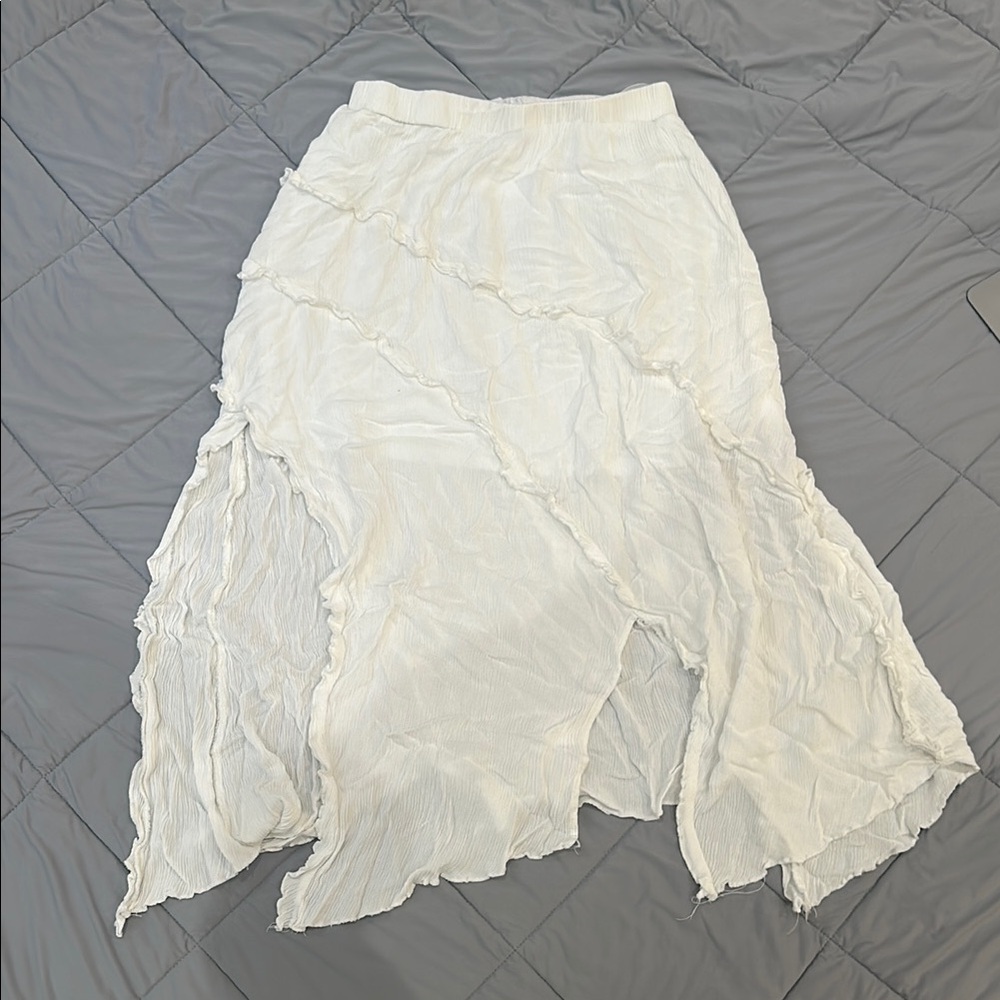 Boho White Women's Skirt